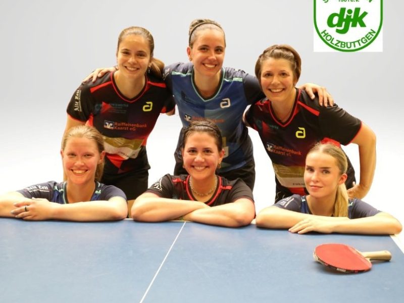 Tischtennis-Event mit der Damen der  2. Bundesligamannschaft des DJK Holzbüttgen