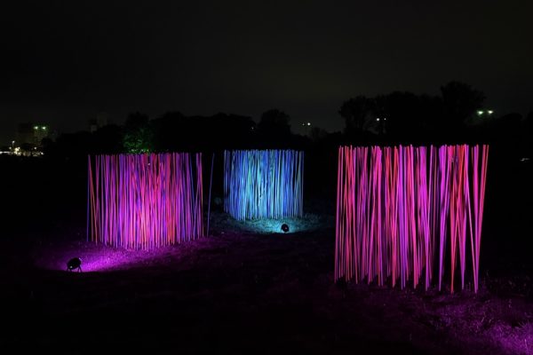 Meet the Artist: Künstler Hans-Peter Menge bei Nacht