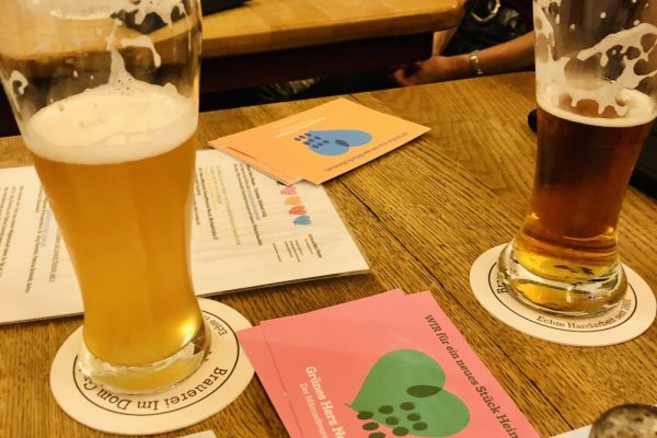 GRÜNES HERZ-Stammtisch / Erstmalig im eröffneten Stadtpark