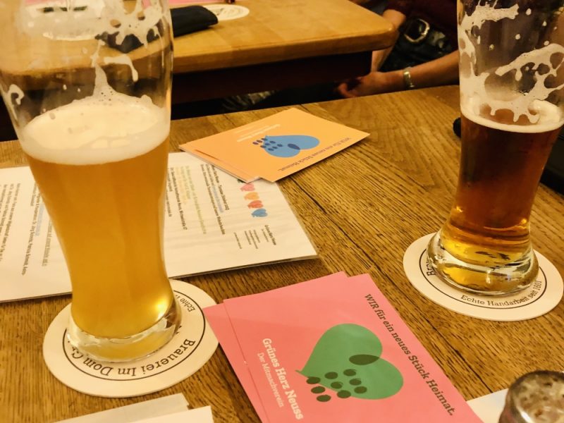 GRÜNES HERZ-Stammtisch / Erstmalig im eröffneten Stadtpark