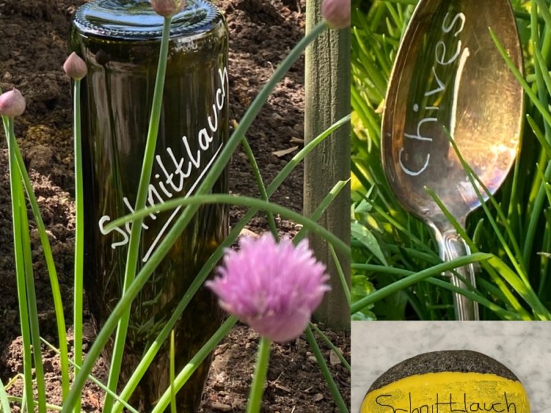 Upcycling Workshop - Garten Stecker gestalten